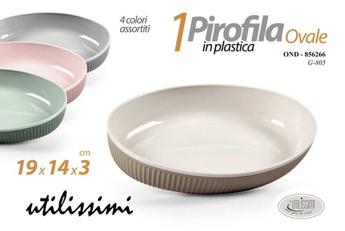 Pirofila vassoio ovale - , portata