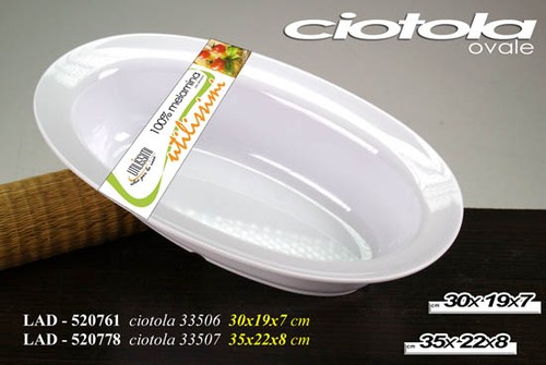 Insalatiera ciotola ovale