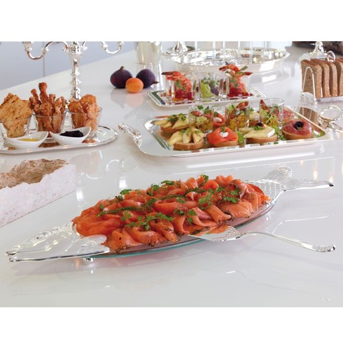 Piatto salmone argentato - salmone, con