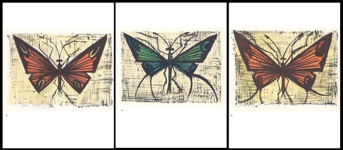 Tre litografie papillon - tre,